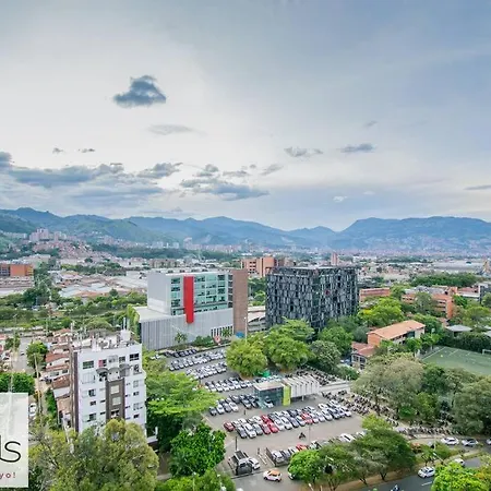 Apartamento Stylish Loft, Balcony, Fast Internet, Parking 210 Medellín Exterior foto